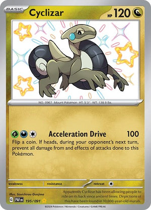 Pokemon TCG - SV: Paldean Fates - Cyclizar - 195/091 - Holofoil