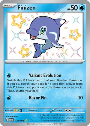 Pokemon TCG - SV: Paldean Fates - Finizen - 123/091 - Holofoil