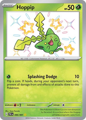 Pokemon TCG - SV: Paldean Fates - Hoppip - 096/091 - Holofoil