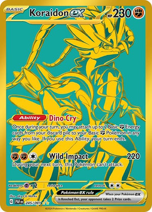 Pokemon TCG - SV: Paldean Fates - Koraidon ex - 245/091 - Holofoil