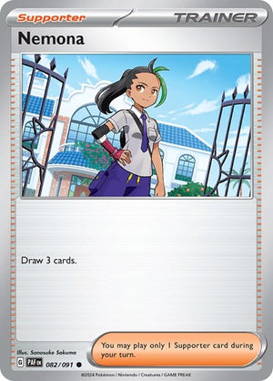 Pokemon TCG - SV: Paldean Fates - Nemona - 082/091 - Reverse Holofoil