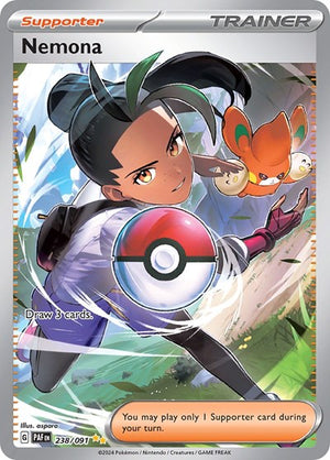 Pokemon TCG - SV: Paldean Fates - Nemona - 238/091 - Holofoil