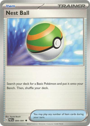 Pokemon TCG - SV: Paldean Fates - Nest Ball - 084/091 - Playset (4x)