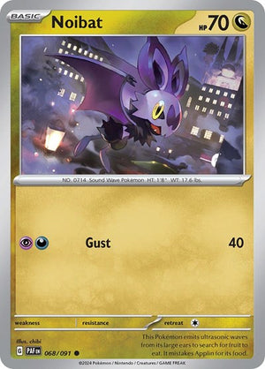 Pokemon TCG - SV: Paldean Fates - Noibat - 068/091