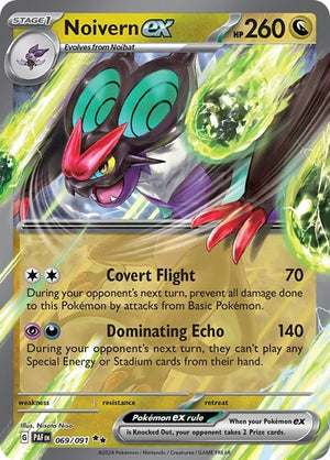 Pokemon TCG - SV: Paldean Fates - Noivern ex - 069/091 - Holofoil