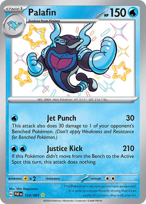 Pokemon TCG - SV: Paldean Fates - Palafin - 124/091 - Holofoil