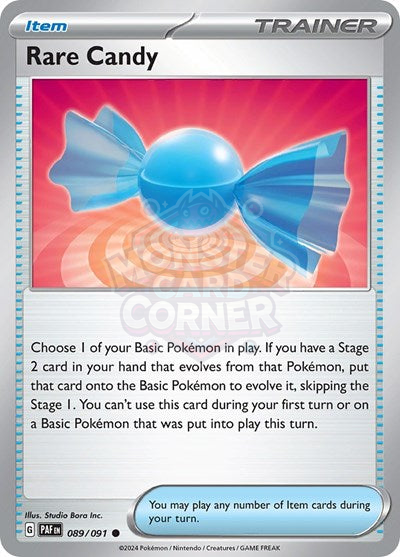 Pokemon TCG - SV: Paldean Fates - Rare Candy - 089/091 | Monster Card ...