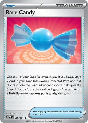 Pokemon TCG - SV: Paldean Fates - Rare Candy - 089/091 - Playset (4x)