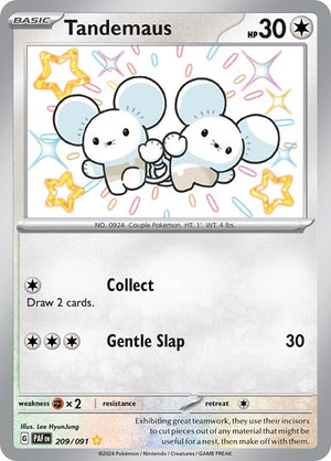Pokemon TCG - SV: Paldean Fates - Tandemaus - 209/091 - Holofoil