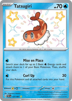Pokemon TCG - SV: Paldean Fates - Tatsugiri - 127/091 - Holofoil