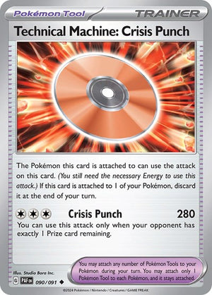 Pokemon TCG - SV: Paldean Fates - Technical Machine: Crisis Punch - 090/091 - Reverse Holofoil