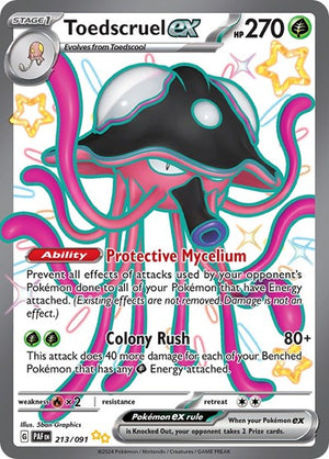 Pokemon TCG - SV: Paldean Fates - Toedscruel ex - 213/091 - Holofoil