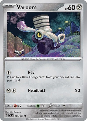 Pokemon TCG - SV: Paldean Fates - Varoom - 064/091