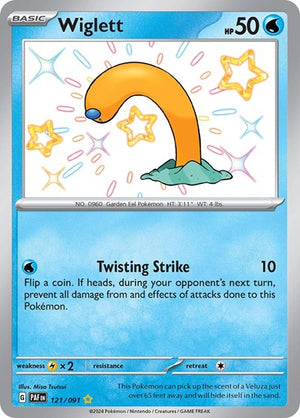 Pokemon TCG - SV: Paldean Fates - Wiglett - 121/091 - Holofoil