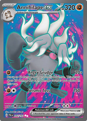Pokemon TCG - SV02: Paldea Evolved - Annihilape ex - 242/193 - Holofoil