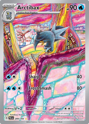 Pokemon TCG - SV02: Paldea Evolved - Arctibax - 209/193 - Holofoil