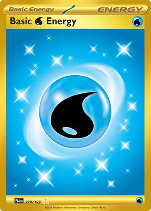 Pokemon TCG - SV02: Paldea Evolved - Basic Water Energy - 279/193 - Holofoil