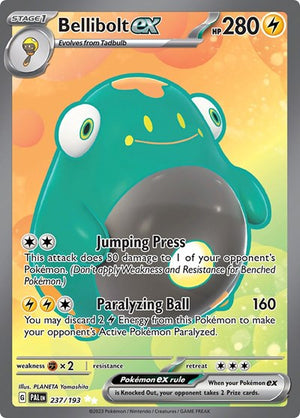 Pokemon TCG - SV02: Paldea Evolved - Bellibolt ex - 237/193 - Holofoil