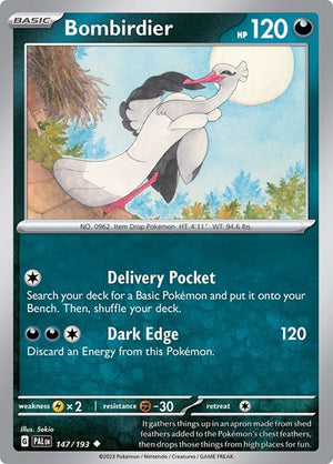 Pokemon TCG - SV02: Paldea Evolved - Bombirdier - 147/193