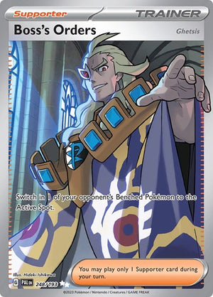 Pokemon TCG - SV02: Paldea Evolved - Boss's Orders - 248/193 - Holofoil - Playset (4x)