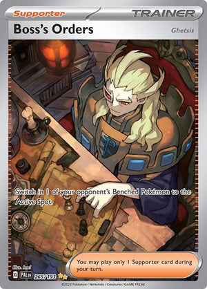 Pokemon TCG - SV02: Paldea Evolved - Boss's Orders - 265/193 - Holofoil