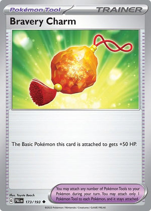 Pokemon TCG - SV02: Paldea Evolved - Bravery Charm - 173/193