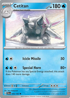 Pokemon TCG - SV02: Paldea Evolved - Cetitan - 055/193