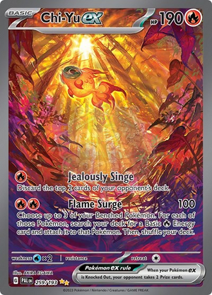 Pokemon TCG - SV02: Paldea Evolved - Chi-Yu ex - 259/193 - Holofoil