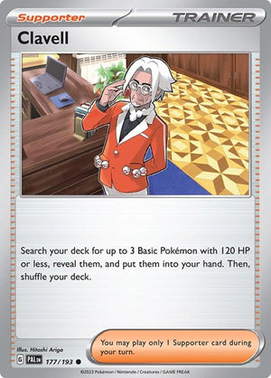 Pokemon TCG - SV02: Paldea Evolved - Clavell - 177/193