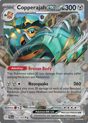 Pokemon TCG - SV02: Paldea Evolved - Copperajah ex - 150/193 - Holofoil