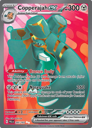 Pokemon TCG - SV02: Paldea Evolved - Copperajah ex - 245/193 - Holofoil