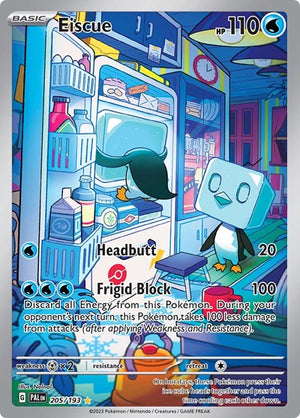 Pokemon TCG - SV02: Paldea Evolved - Eiscue - 205/193 - Holofoil