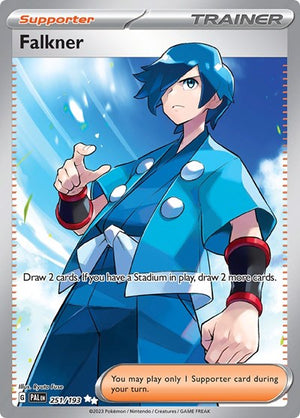 Pokemon TCG - SV02: Paldea Evolved - Falkner - 251/193 - Holofoil