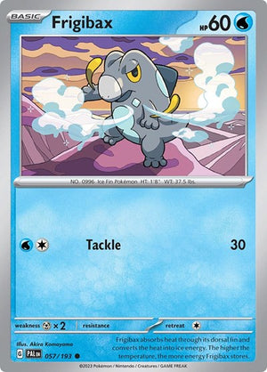 Pokemon TCG - SV02: Paldea Evolved - Frigibax - 057/193 - Reverse Holofoil