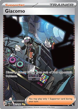 Pokemon TCG - SV02: Paldea Evolved - Giacomo - 267/193 - Holofoil