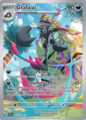 Pokemon TCG - SV02: Paldea Evolved - Grafaiai - 223/193 - Holofoil