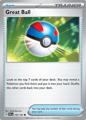 Pokemon TCG - SV02: Paldea Evolved - Great Ball - 183/193