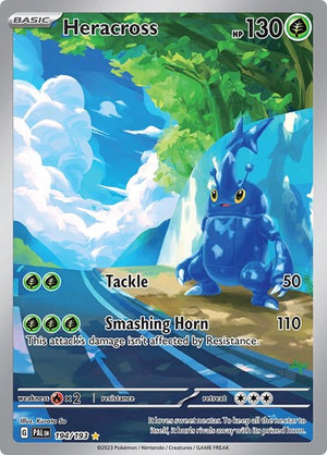 Pokemon TCG - SV02: Paldea Evolved - Heracross - 194/193 - Holofoil