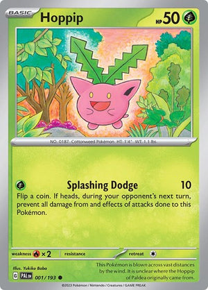 Pokemon TCG - SV02: Paldea Evolved - Hoppip - 001/193