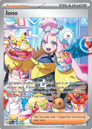 Pokemon TCG - SV02: Paldea Evolved - Iono - 269/193 - Holofoil