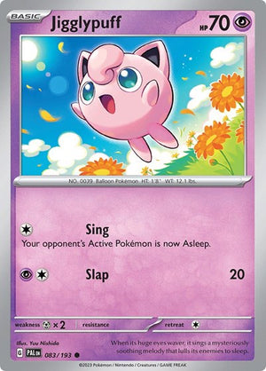 Pokemon TCG - SV02: Paldea Evolved - Jigglypuff - 083/193
