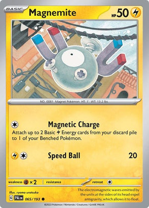 Pokemon TCG - SV02: Paldea Evolved - Magnemite - 065/193