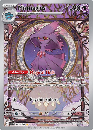 Pokemon TCG - SV02: Paldea Evolved - Mismagius - 212/193 - Holofoil