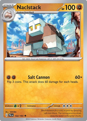 Pokemon TCG - SV02: Paldea Evolved - Naclstack - 122/193