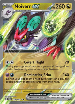 Pokemon TCG - SV02: Paldea Evolved - Noivern ex - 153/193 - Holofoil