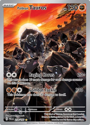 Pokemon TCG - SV02: Paldea Evolved - Paldean Tauros - 218/193 - Holofoil