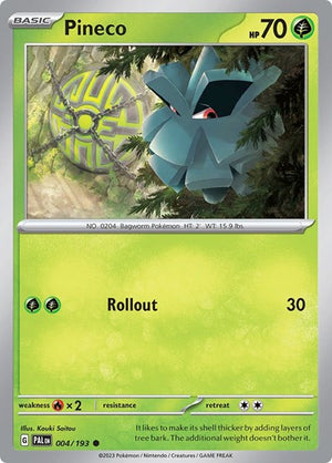 Pokemon TCG - SV02: Paldea Evolved - Pineco - 004/193