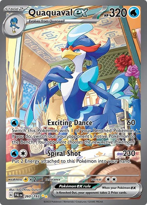Pokemon TCG - SV02: Paldea Evolved - Quaquaval ex - 260/193 - Holofoil