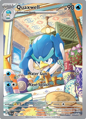 Pokemon TCG - SV02: Paldea Evolved - Quaxwell - 207/193 - Holofoil