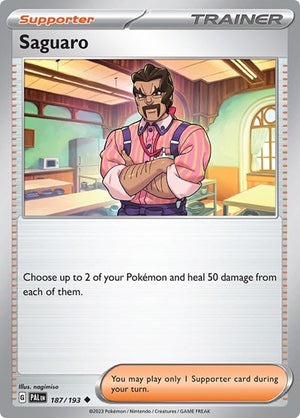 Pokemon TCG - SV02: Paldea Evolved - Saguaro - 187/193